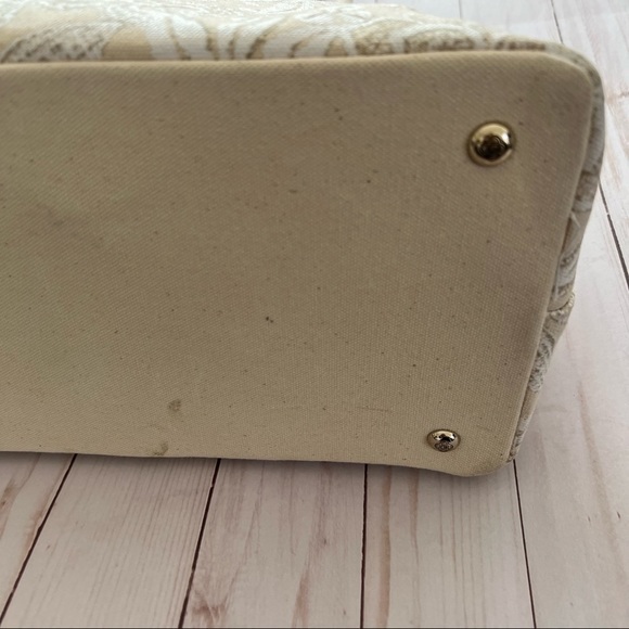 OSCAR DE LA RENTA
Canvas Printed Tote cream floral target - Picture 4 of 13